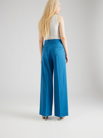 Weekend Max Mara Wide leg Trousers with creases 'VISIVO' in Blue