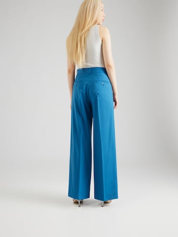 Wide Leg Pantalon à plis 'VISIVO' Weekend Max Mara en bleu