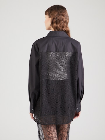 Karl Lagerfeld - Blusa em preto: atrás