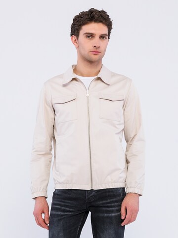 Basics and More Between-Season Jacket 'Quinn' in Beige: front