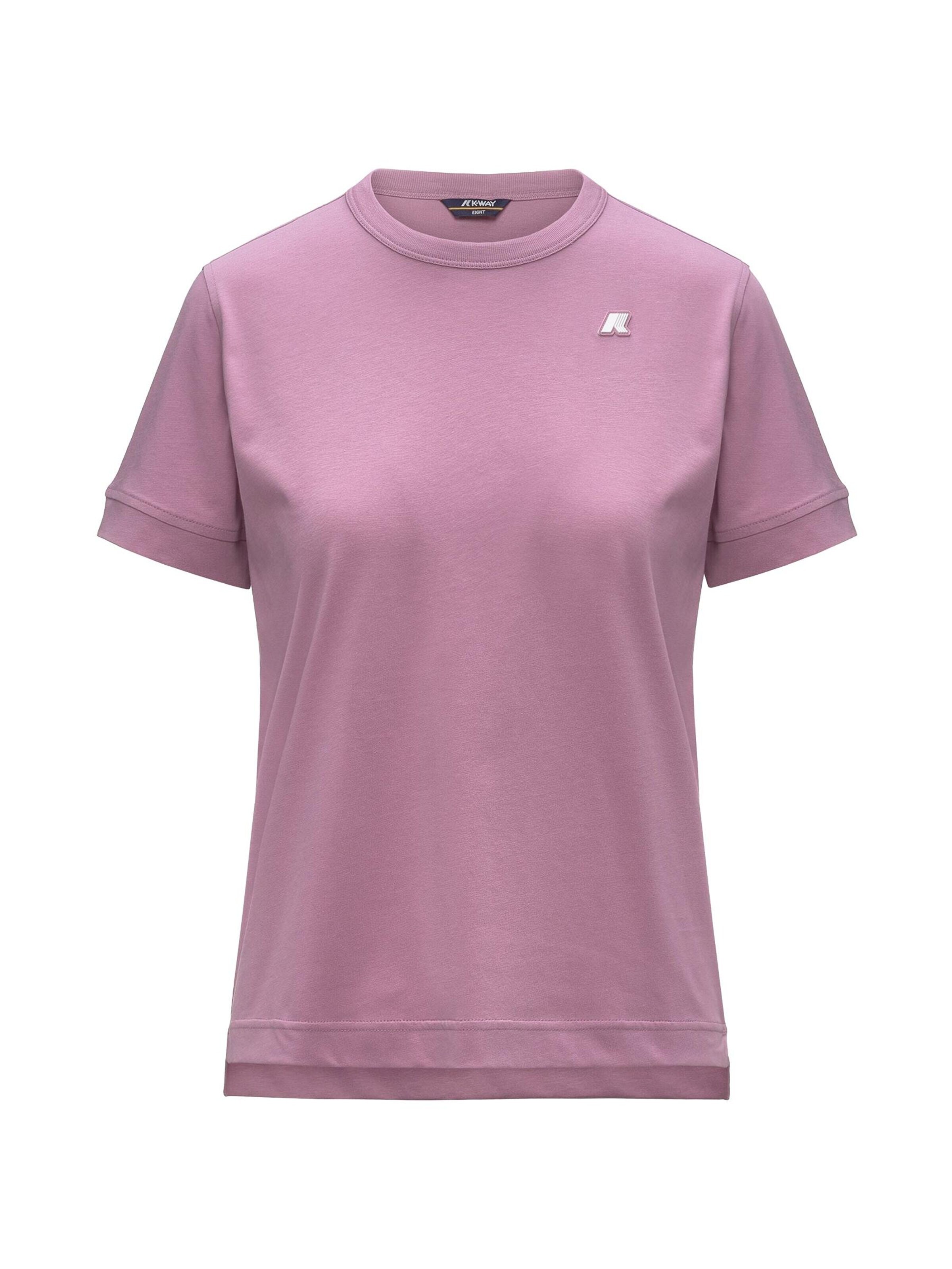 K-Way Koszulka 'K-WAY EMEL JERSEY T-SHIRT T-Shirt e Polo' w kolorze różowy: przód