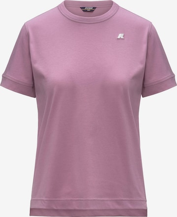 K-Way Koszulka 'K-WAY EMEL JERSEY T-SHIRT T-Shirt e Polo' w kolorze różowy: przód