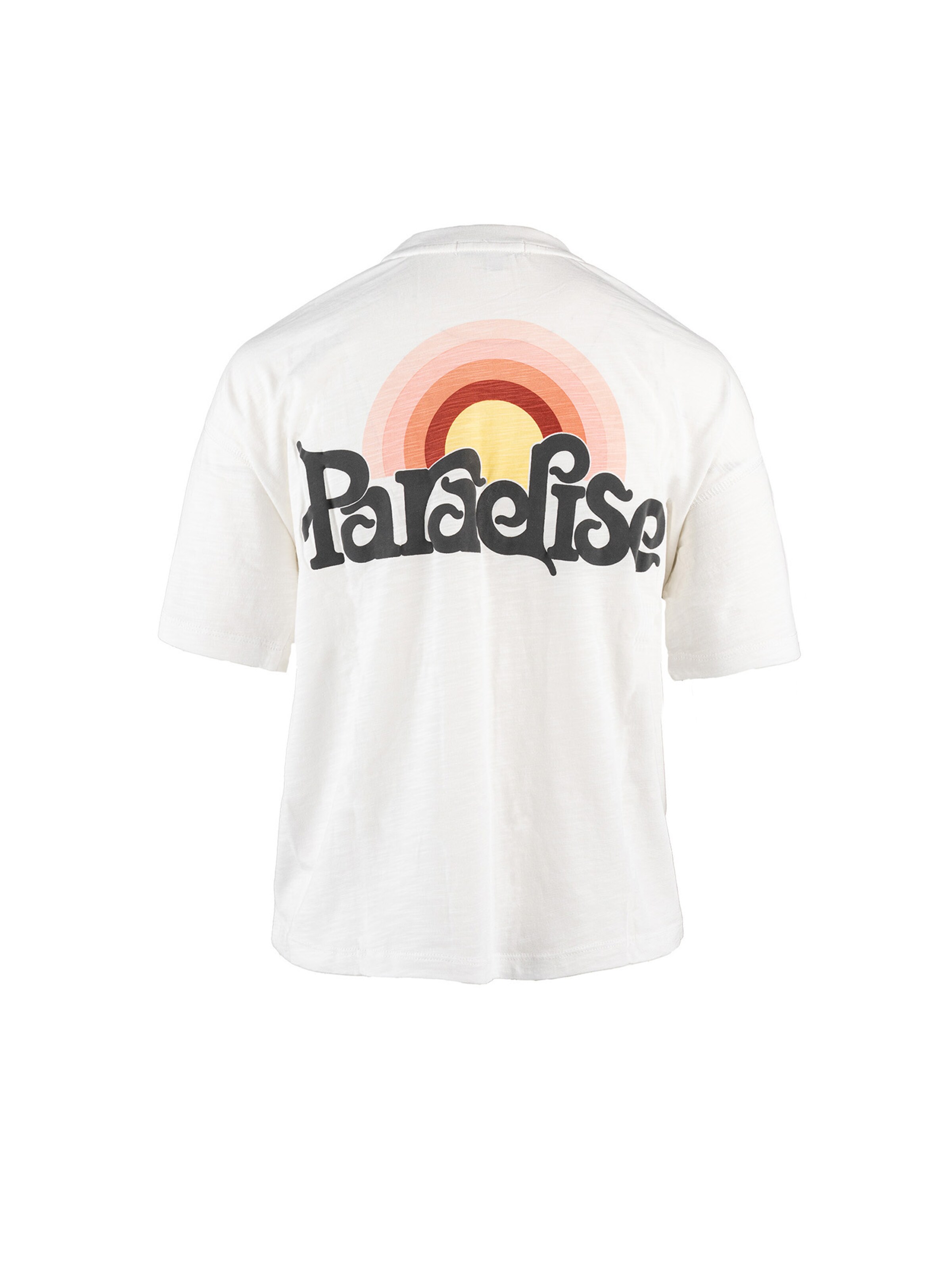 PJ Salvage Slaapshirt 'Striped Fields' in Wit