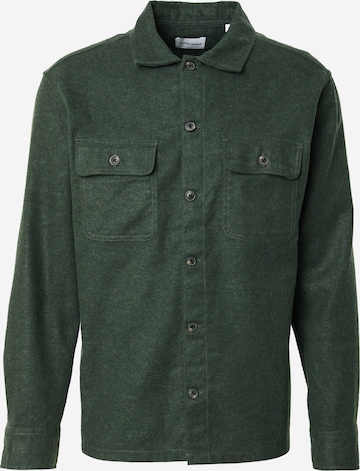 Chemise 'JJECharge' JACK & JONES en vert : devant