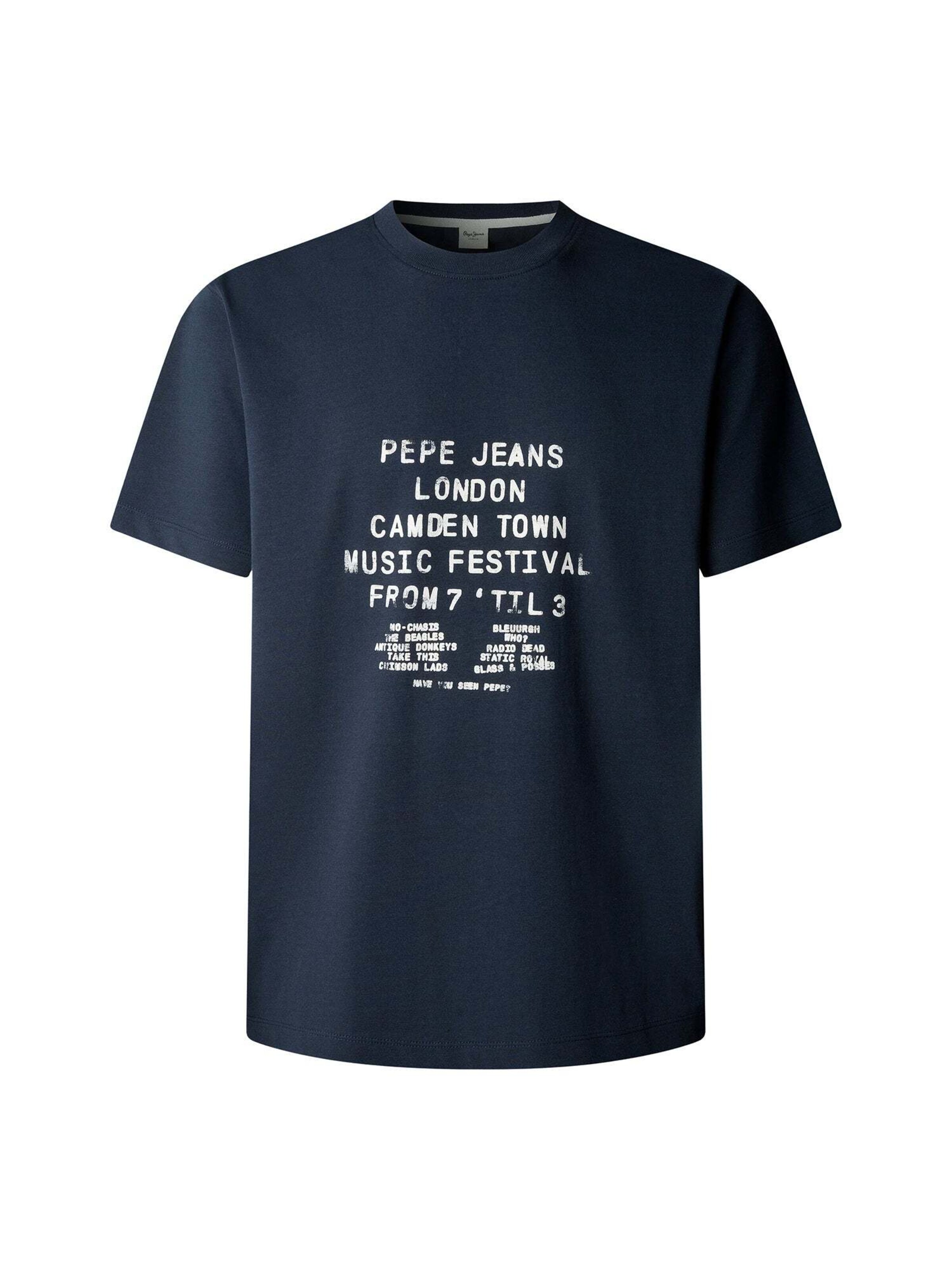 Pepe Jeans Shirt 'Jean' in Blauw: voorkant