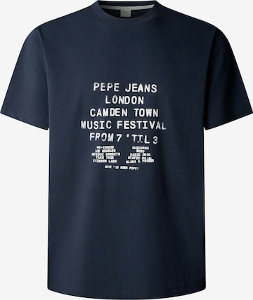Pepe Jeans Shirt 'Jean' in Blauw: voorkant