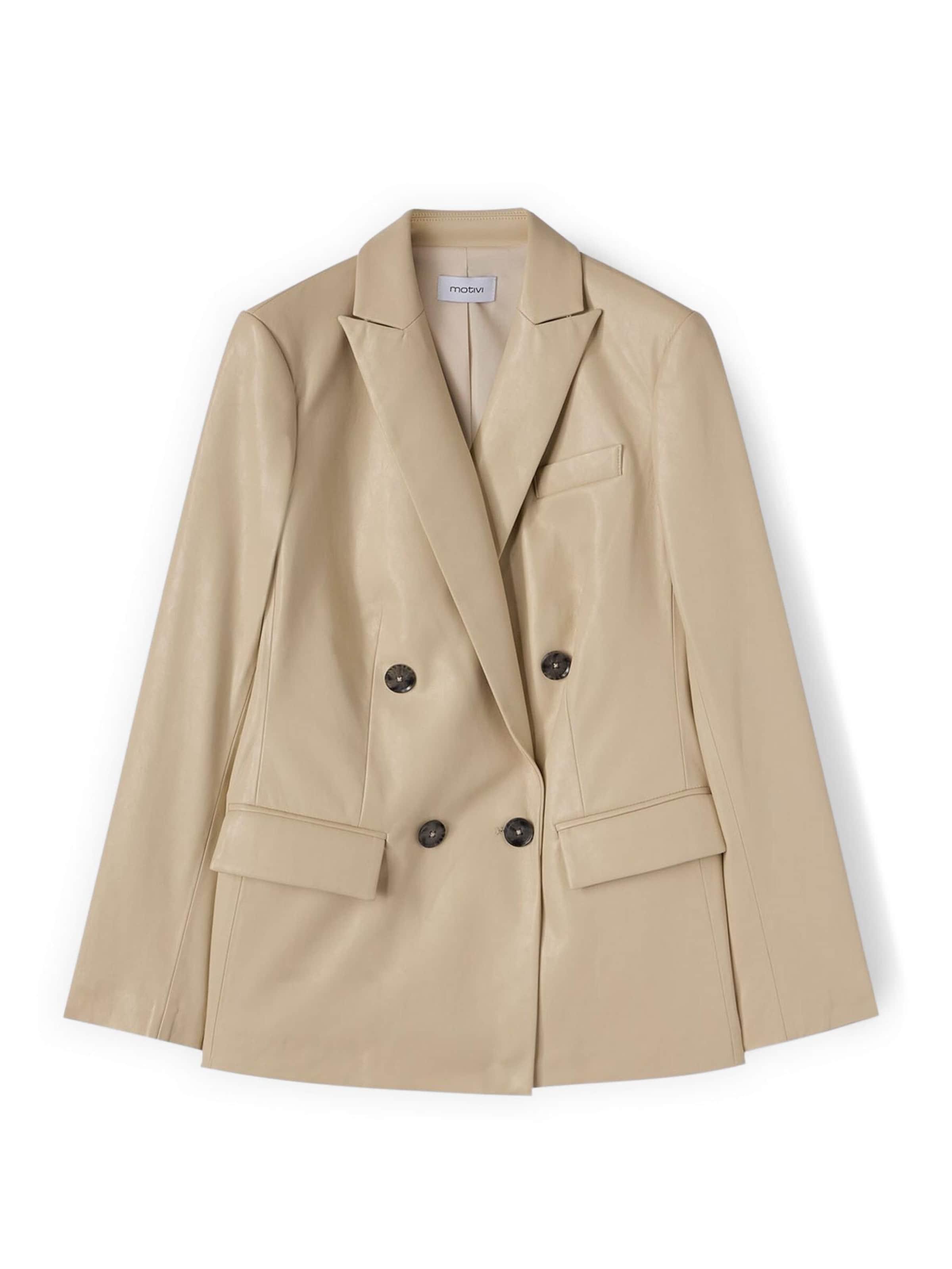 Blazer MOTIVI en blanc : devant