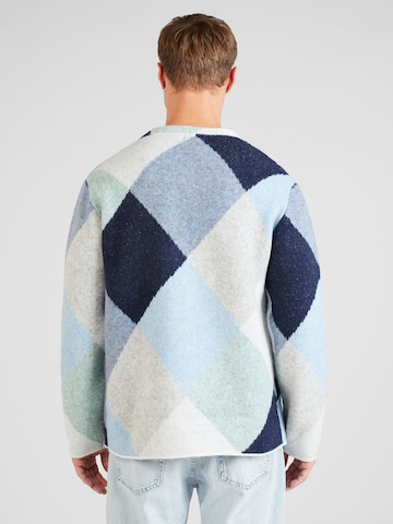 TOPMAN Knit cardigan in Blue