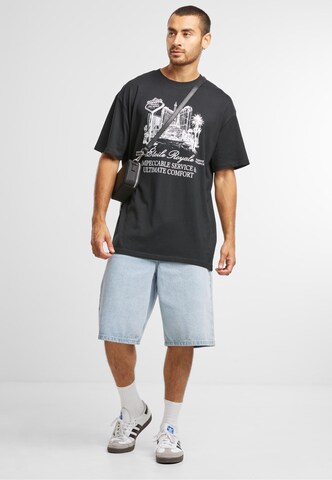 Mister Tee Shirt 'Etoile Royale' in Schwarz