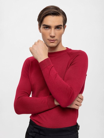 Pull-over Antioch en rouge