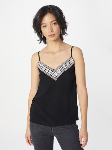 ABOUT YOU Top 'Christin' in Black: front
