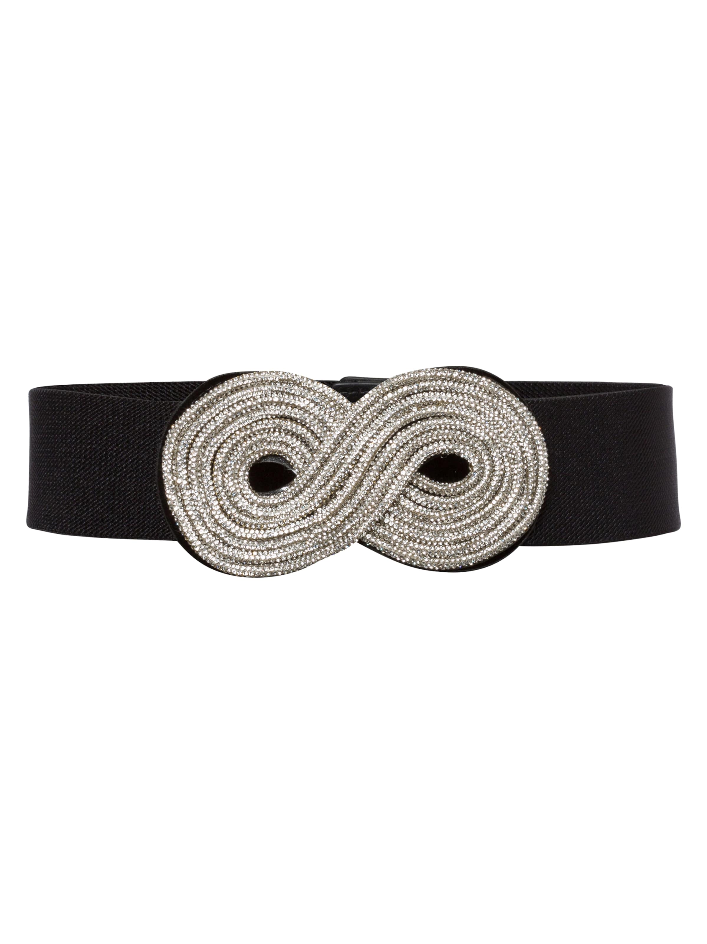 VILA Gürtel 'Vikian' in Schwarz: Vorderseite