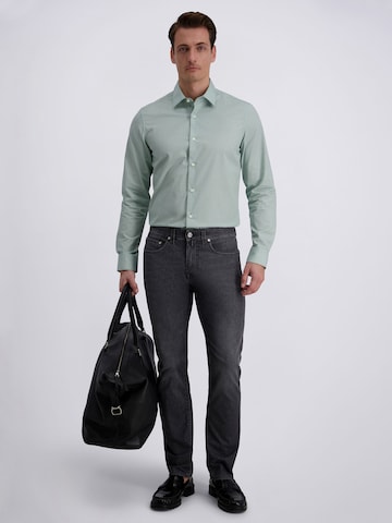 PIERRE CARDIN Slim fit Business shirt in Blue