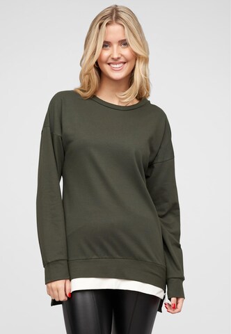 Cloud5ive Sweatshirt in Groen: voorkant