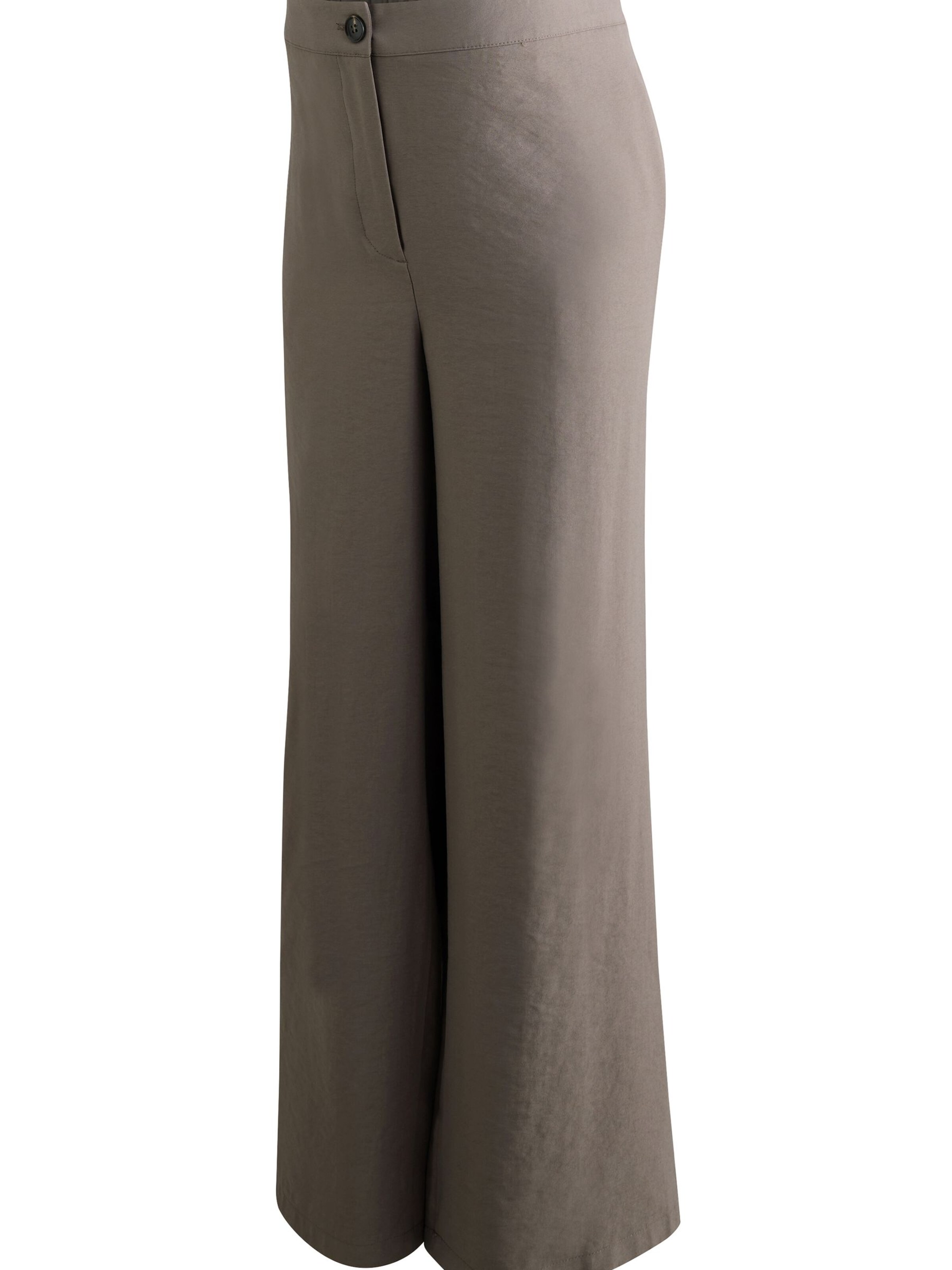 Next Rozkloszowany krój Chinosy w kolorze brązowy