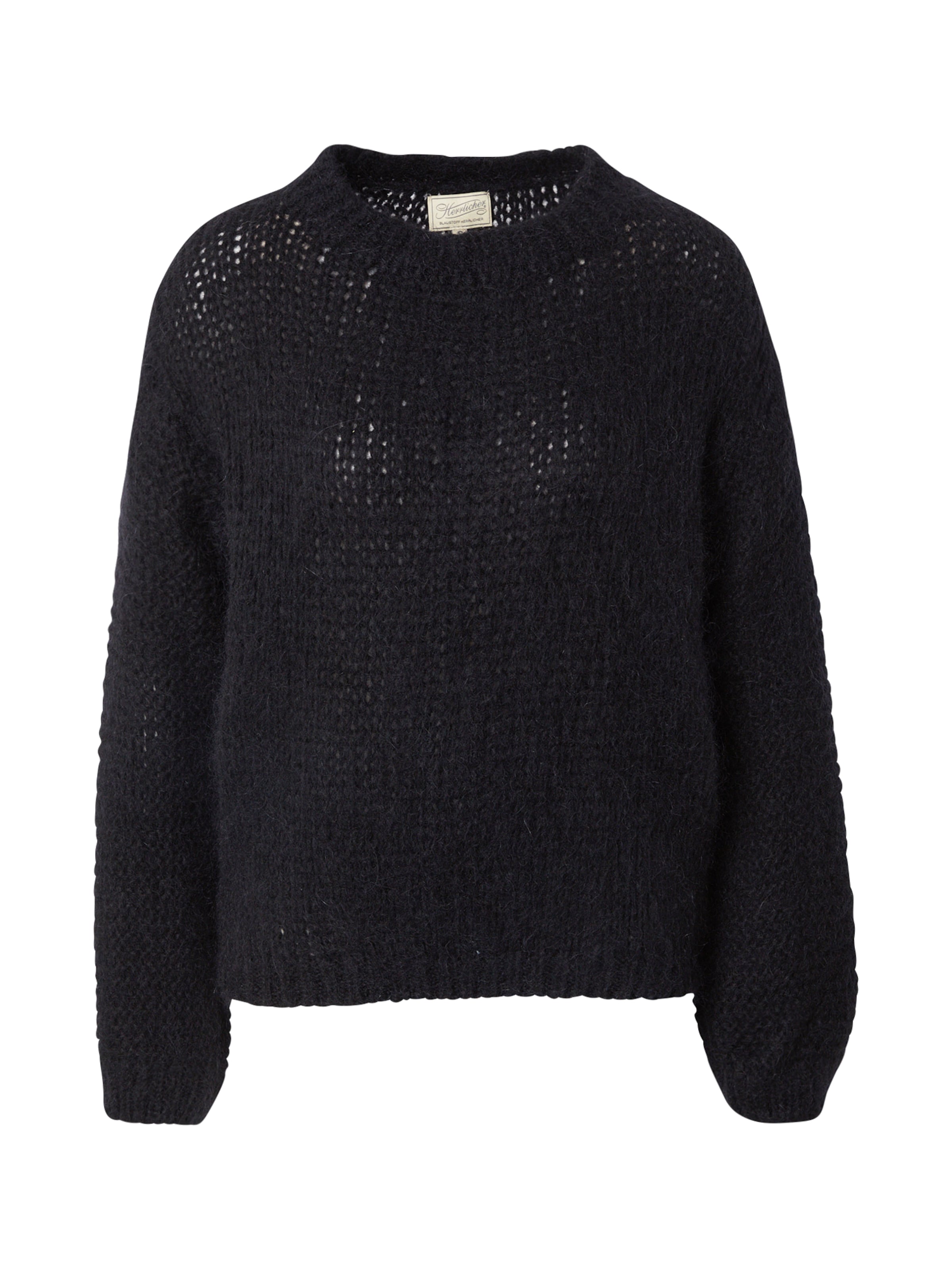 Herrlicher Pulóver 'Domenica' - fekete: elől