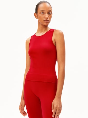 ARMEDANGELS Top in Rot: Vorderseite