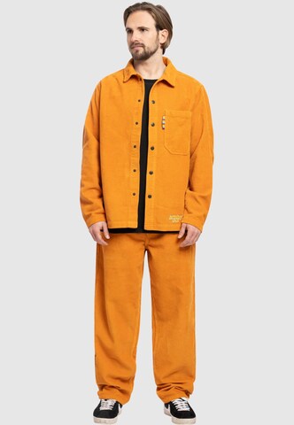 Regular fit Camicia 'Time Warp' di HOMEBOY in arancione
