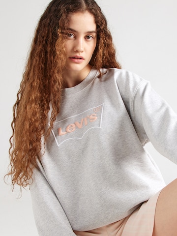 LEVI'S ® Collegepaita 'Graphic Salinas Crew' värissä harmaa