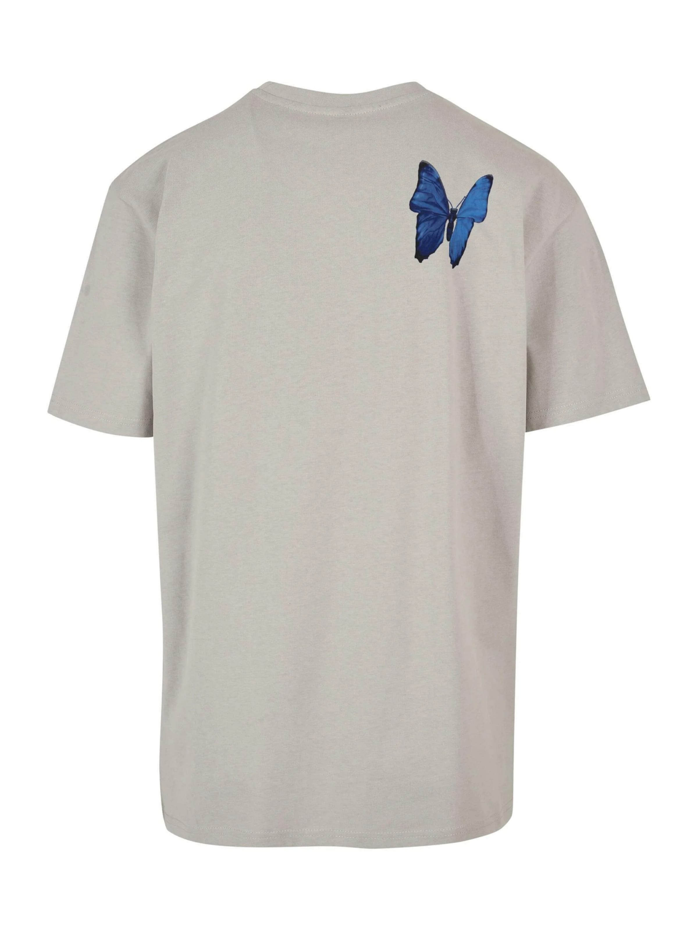 MT Upscale Tričko 'Le Papillon' - Béžová