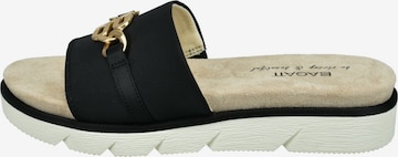 TT. BAGATT Mules in Black: front