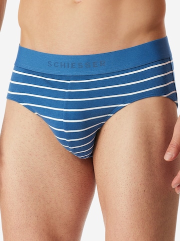 Slip '95/5' SCHIESSER en bleu : devant