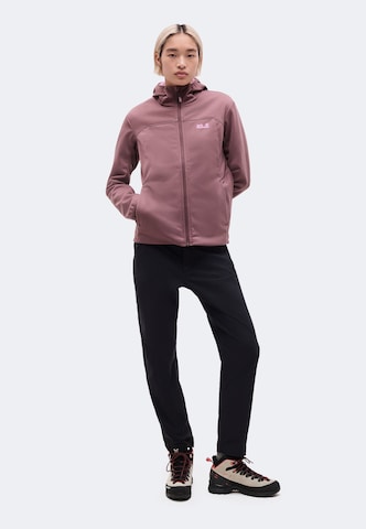 JACK WOLFSKIN Outdoor jacket 'Windhain 2' in Purple