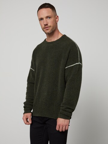 Pull-over 'Thilo' DAN FOX APPAREL en vert : devant