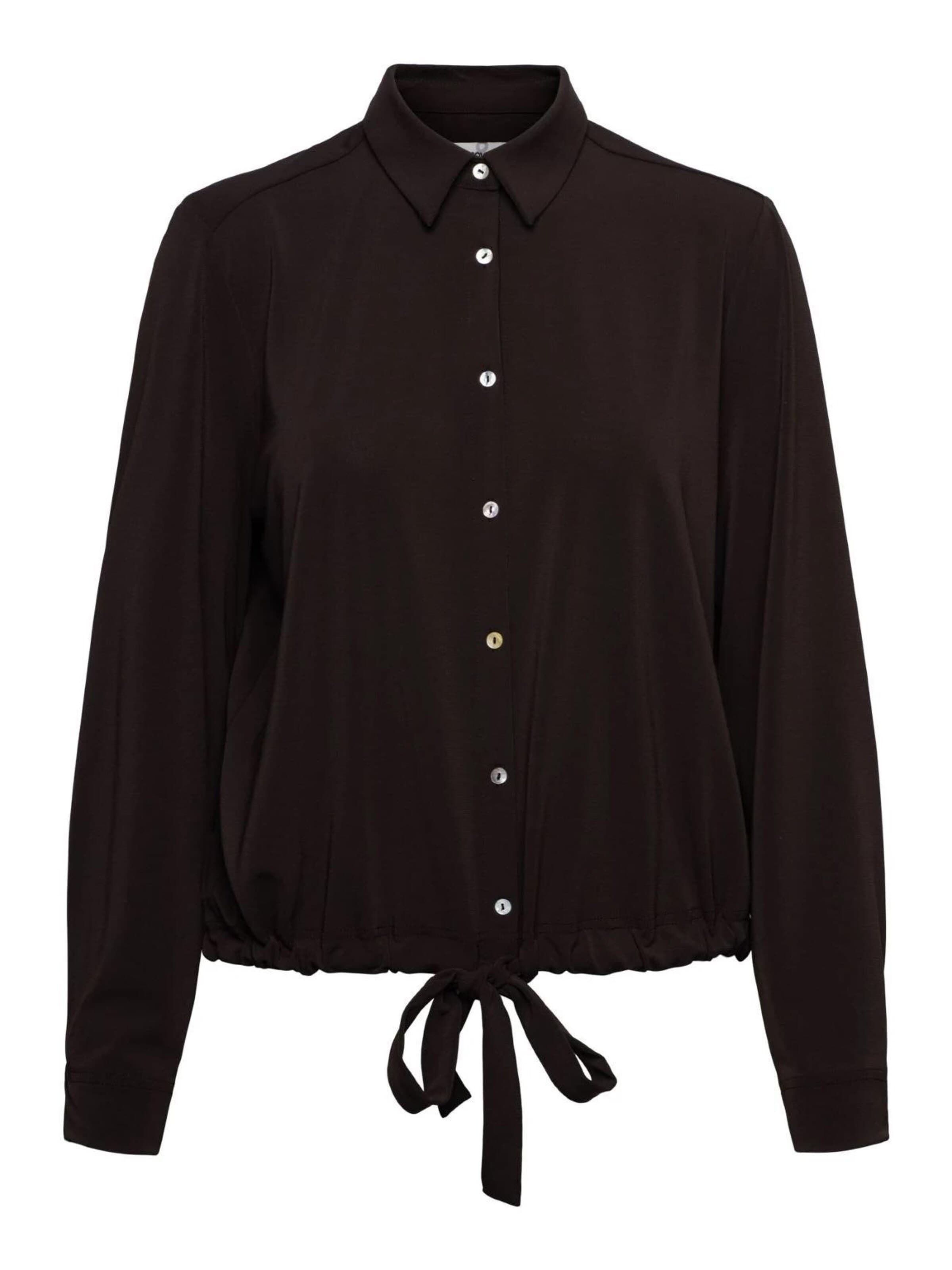 &co woman Blouse '&Co woman Lotus choco' in Brown: front
