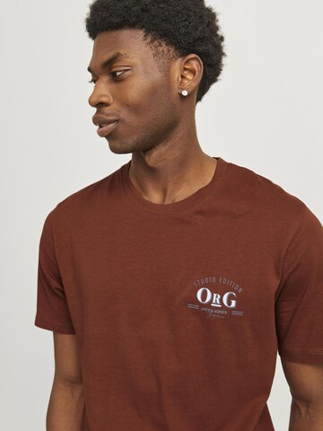 T-Shirt JACK & JONES en marron