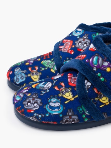 Pisamonas - Zapatillas de casa en azul