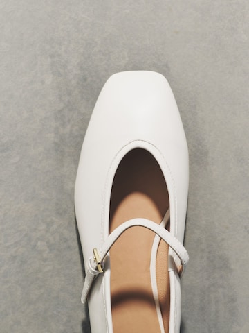 Ballerines à lanières The Set en blanc