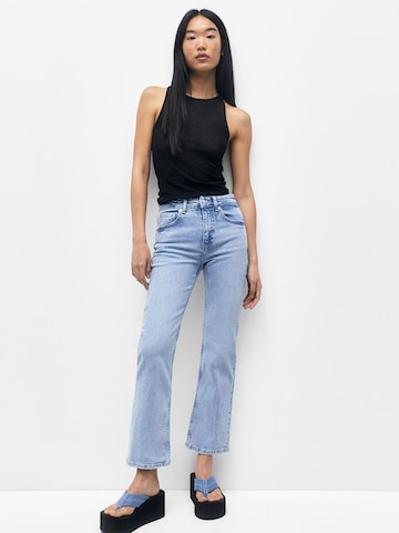 Regular Jeans de la Pull&Bear pe albastru