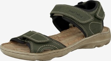 JOSEF SEIBEL Hiking Sandals in Green: front