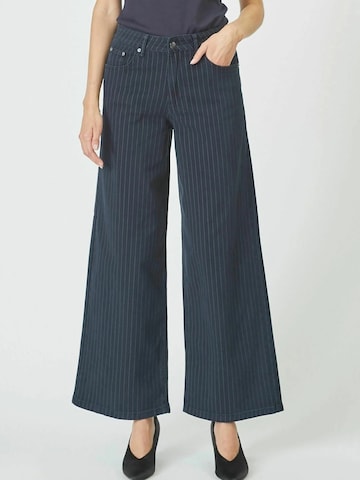 co'couture Wide Leg Jeans 'Pin' in Schwarz: Vorderseite