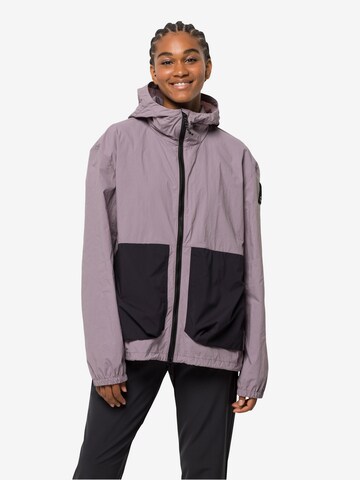 JACK WOLFSKIN Outdoorjacke in Lila: predná strana