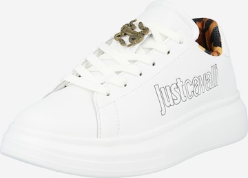 Just Cavalli Matalavartiset tennarit 'FONDO URSA' värissä valkoinen: etupuoli