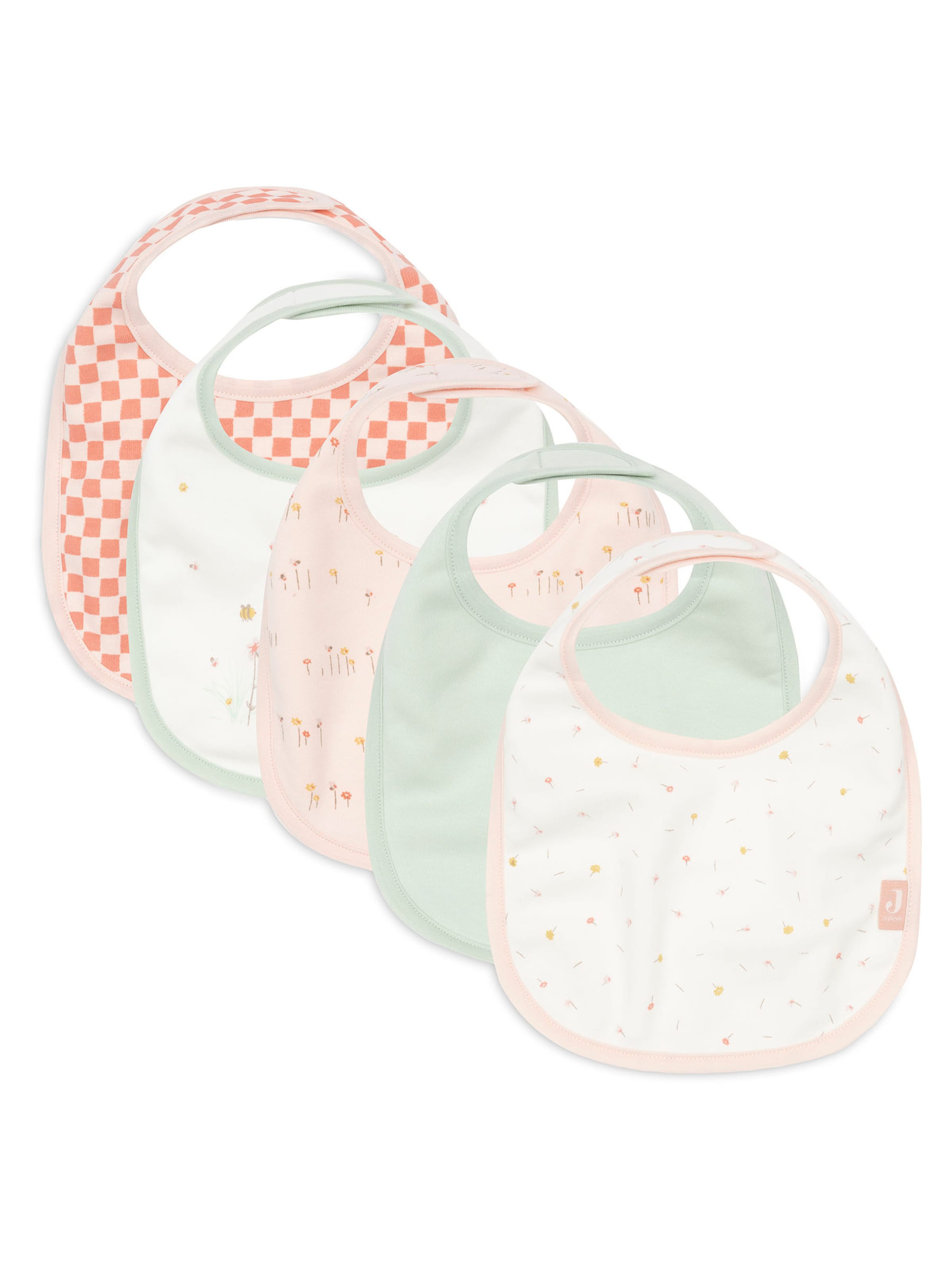 Jollein Slab 'Pretty Picnic' in Groen: voorkant