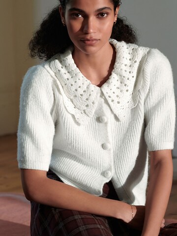 Next Knit cardigan in White: front