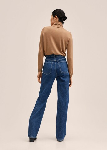 MANGO Wide Leg Jeans 'Kaia' i blå