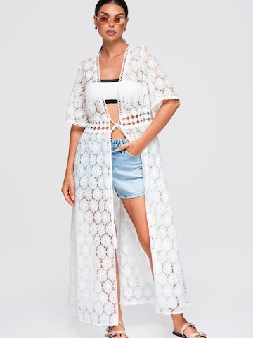 Pullover di Ombre in bianco: frontale