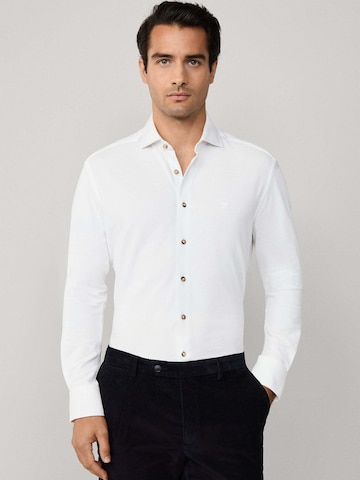 Hackett London Slim Fit Hemd in Weiß: Vorderseite