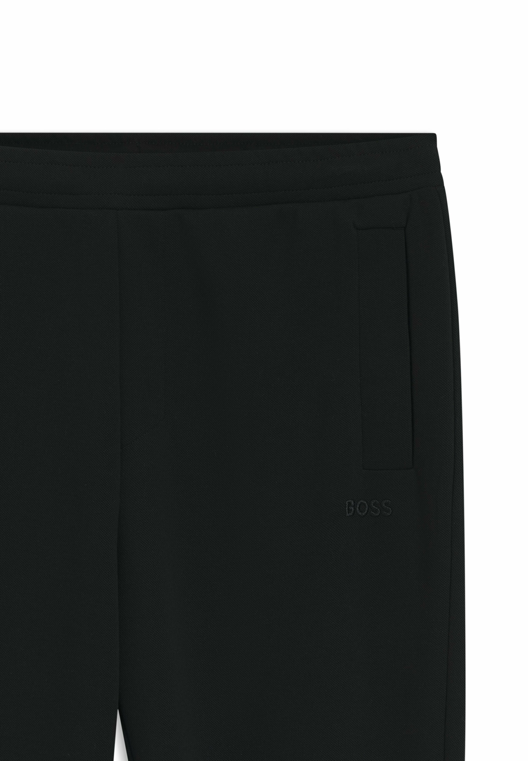 BOSS - Tapered Calças de desporto 'Union Hadiko' em preto