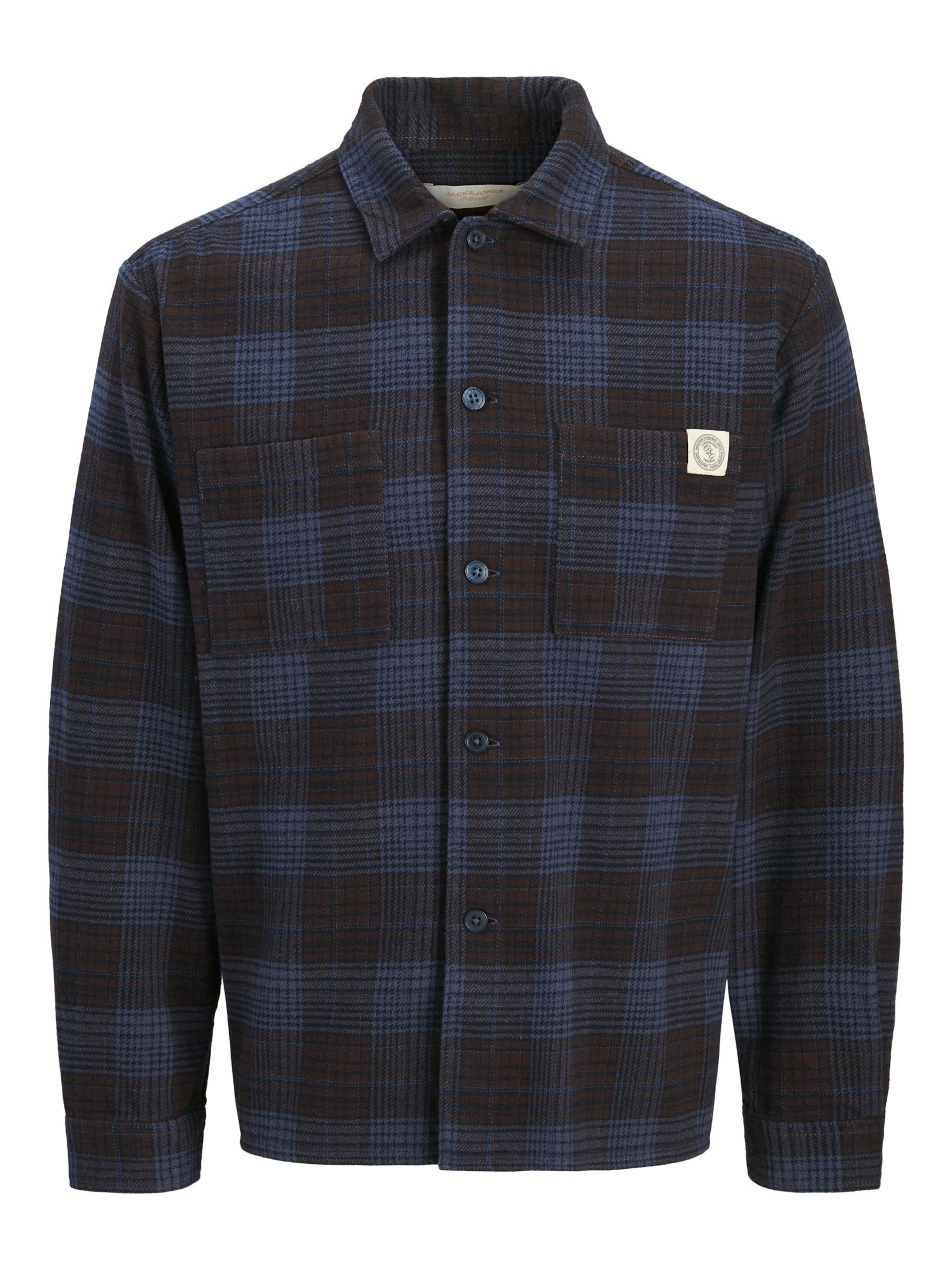 Fit confort Chemise business JACK & JONES en gris : devant