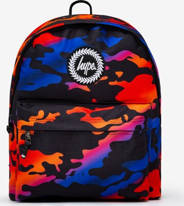 hype Backpack in Black: front