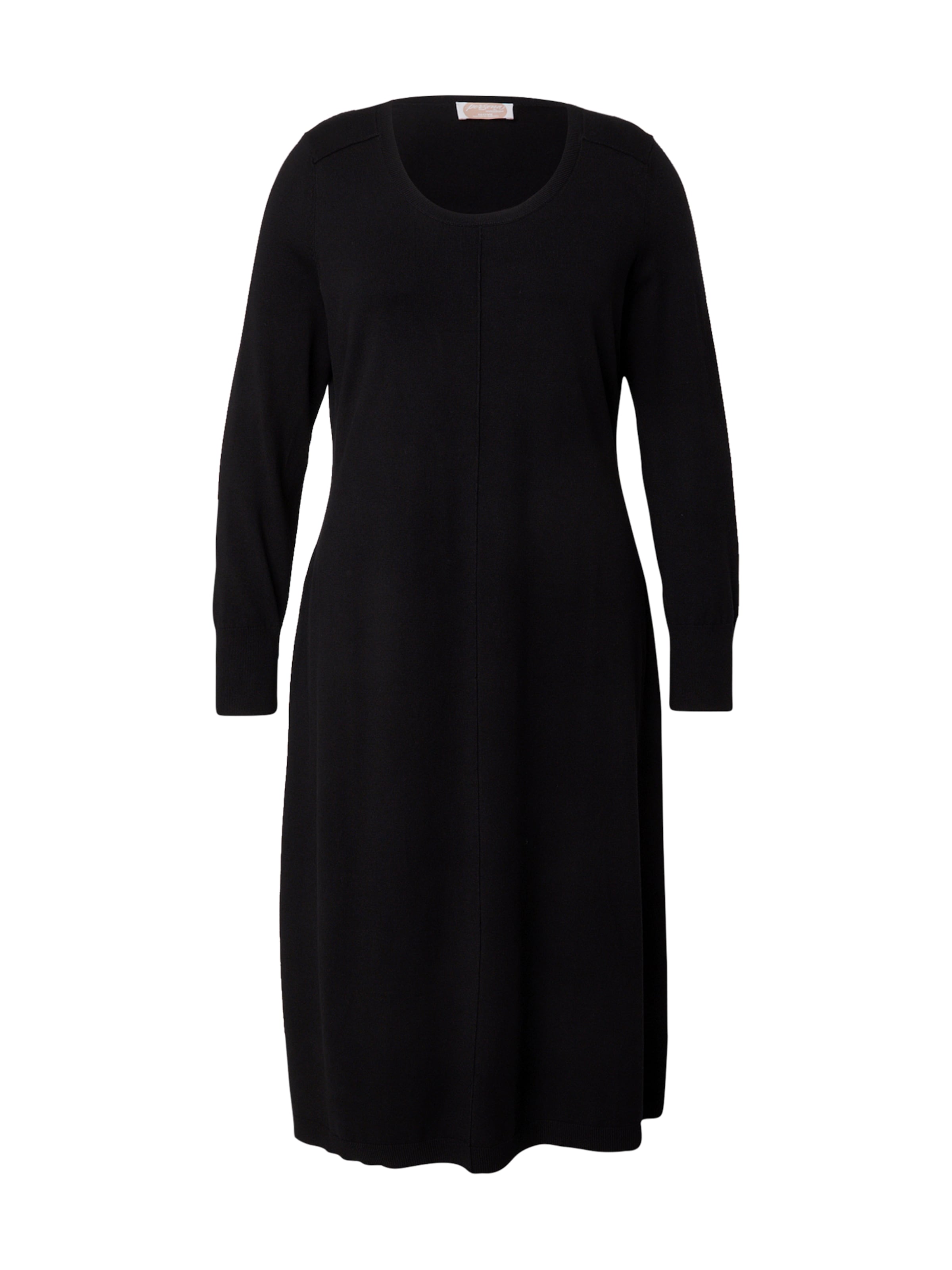 Robes en maille 'MIRETTA' Persona by Marina Rinaldi en noir : devant