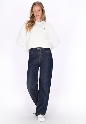 DreiMaster Maritim Pullover in Weiß