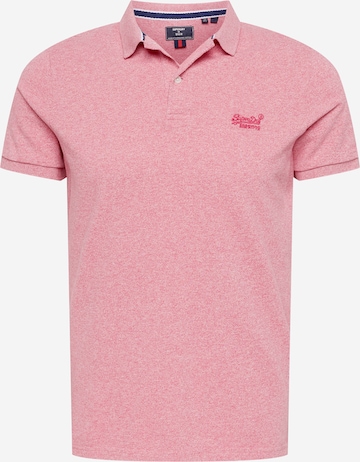 Superdry Poloshirt in Pink: predná strana