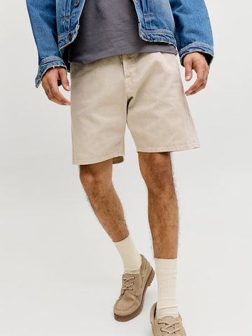 JACK & JONES Loose fit Jeans 'JJITONY JJORIGINAL' in Beige