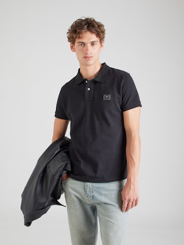 19V69 ITALIA Shirt 'Emilio' in Schwarz: Vorderseite
